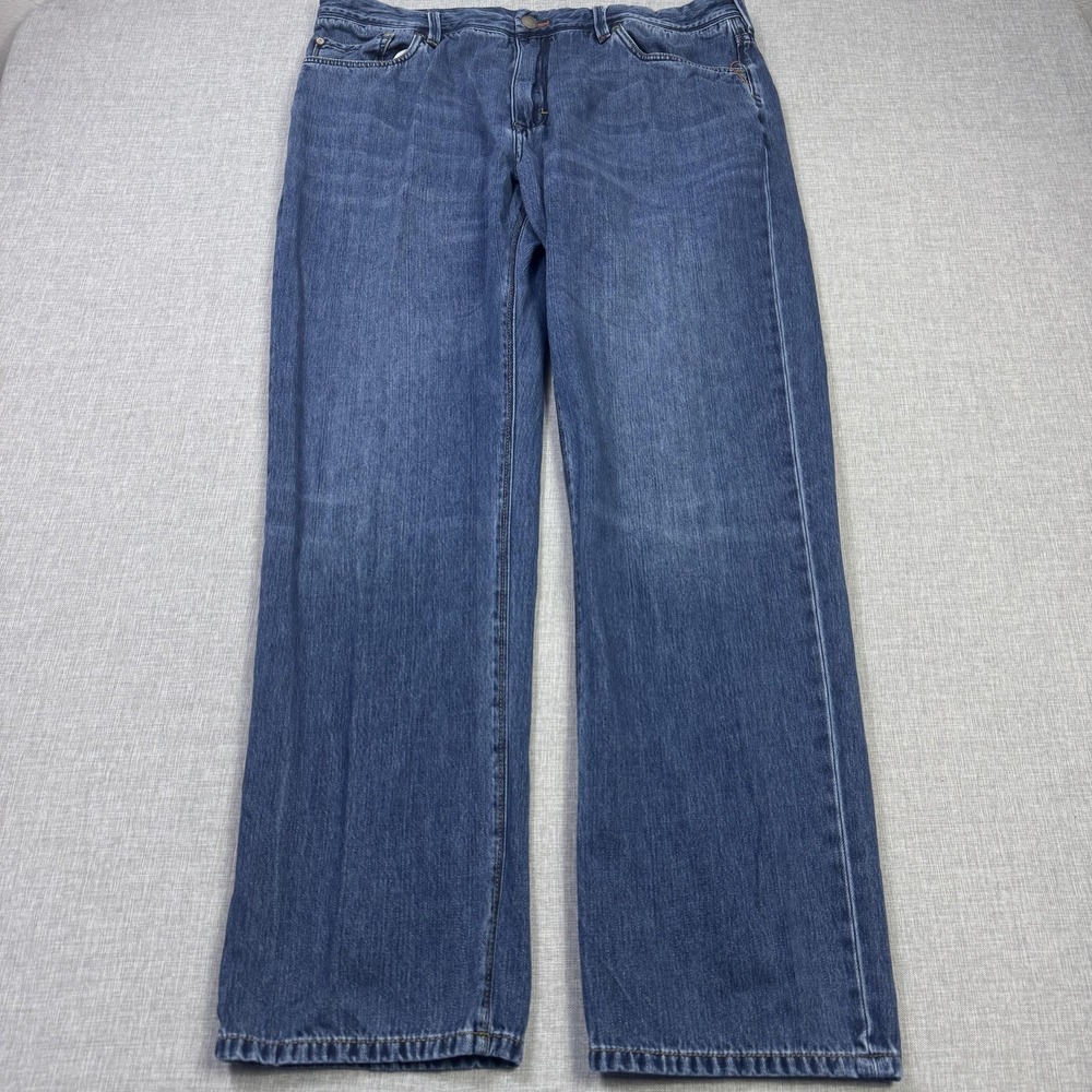 Tommy Bahama Jeans Mens 40x32 Straight Blue Medium Wash Denim Cotton Viscose